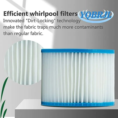 ALMI Pour Le Filtre De Bestway Insert VI, Filtre De Remplacement Du Filtre Pour Lay-z-spa Miami, Pour Vegas, Pour MONACO.Filtre Pour La Bestway VI Pools Cartouche Filtrante,(4pcs) 4 ALMI Pour Le Filtre De Bestway Insert VI, Filtre De Remplacement Du Filtre Pour Lay-z-spa Miami, Pour Vegas, Pour MONACO.Filtre Pour La Bestway VI Pools Cartouche Filtrante,(4pcs) – Image 4