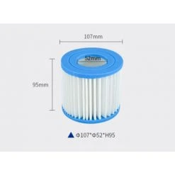 PERLE RARE Lot De Cartouches De Piscine PureSpa Type S1 Faciles à Installer (1 Filtres) | 2, 1 Paquet Bleu 6 PERLE RARE Lot De Cartouches De Piscine PureSpa Type S1 Faciles à Installer (1 Filtres) | 2, 1 Paquet Bleu -Accessoire Piscine 57016714 2