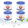 ALMI Cartouches Filtrantes De Rechange Pour Bestway VI, Filtre Cartridge VI Pour Miami, Pour Vegas, Pour Monaco-Taille, Pour Bestway 58323, 58239, 90352E (4 Pièces)