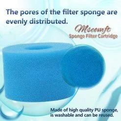 ALMI Lot De 4 Cartouches Filtrantes En Mousse Pour Intex De Type S1, Cartouche De Filtre En Mousse Pour Intex Pure Spa, Cartouche De Mousse éponge Pour Type S1 -Accessoire Piscine 57115414 3
