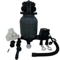 EDG Groupe Filtration Piscine - Maxi 15m3 - Fourni Avec Balles Filtrantes - Connexion Tubes 32/38 - Equipé De Vanne Multivoies / Manomètre -Kit Filtration Piscine Hors Sol - Summer Fun Best Clean Pro - Blanc -Accessoire Piscine 57126196 4