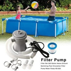 IRISFR Pompe Filtre De Piscine Électrique, Pompe De Filtration Pompe De Circulation De Nettoyeur De Piscine Adaptée Aux Piscines Souterraines, Piscine Gonflable Pour Enfants, Piscine De Support,Lilaris 8 IRISFR Pompe Filtre De Piscine Électrique, Pompe De Filtration Pompe De Circulation De Nettoyeur De Piscine Adaptée Aux Piscines Souterraines, Piscine Gonflable Pour Enfants, Piscine De Support,Lilaris -Accessoire Piscine 57263358 4