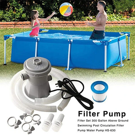IRISFR Pompe Filtre De Piscine Électrique, Pompe De Filtration Pompe De Circulation De Nettoyeur De Piscine Adaptée Aux Piscines Souterraines, Piscine Gonflable Pour Enfants, Piscine De Support,Lilaris 4 IRISFR Pompe Filtre De Piscine Électrique, Pompe De Filtration Pompe De Circulation De Nettoyeur De Piscine Adaptée Aux Piscines Souterraines, Piscine Gonflable Pour Enfants, Piscine De Support,Lilaris – Image 4