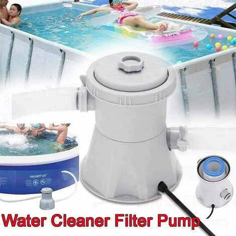 IRISFR Pompe Filtre De Piscine Électrique, Pompe De Filtration Pompe De Circulation De Nettoyeur De Piscine Adaptée Aux Piscines Souterraines, Piscine Gonflable Pour Enfants, Piscine De Support,Lilaris 5 IRISFR Pompe Filtre De Piscine Électrique, Pompe De Filtration Pompe De Circulation De Nettoyeur De Piscine Adaptée Aux Piscines Souterraines, Piscine Gonflable Pour Enfants, Piscine De Support,Lilaris – Image 5