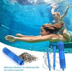 TRIOMPHE Filtre Spa, Cartouche De Purification Minérale,T-Audace 2 Pièces Purificateur Minérale, Bâtons Minéraux Pour Clarifier L'eau, Installer Dans Le Filtre à Cartouche De Piscine -Accessoire Piscine 57583460 4