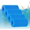 TRIOMPHE Éponge Filtrante Type A 10*20cm,T-Audace Mousse Pour Filtre Piscine Reutilisable 4 Pcs,Filtre Éponge Cartouche,Filtre De Piscine En Mousse,Réservoir De Poissons Filtre Éponge,Eponge De Filtre Pour Aquarium