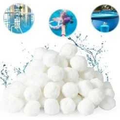 ABCRITAL Balles Filtrantes, 700G Boules De Filtre De Piscine, Peut Remplacer 25 Kg Sable Filtrant Sable De Quartz, Convient À Divers Systèmes De Filtration Boules De Filtre De Piscine -Accessoire Piscine 57637179 5