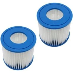 ABCRITAL Cartouche De Filtre De Piscine Compatible Avec Bestway 58381 La Pompe De Filtration, Pour Lay-Z-Spa Miami Vegas Palm Springs Paris Hot Tub Filters, Pack Of 2 Repalcement Filter Pour Flowclear