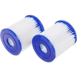ABCRITAL Cartouche De Filtre De Piscine Compatible Avec Bestway 58381 La Pompe De Filtration, Pour Lay-Z-Spa Miami Vegas Palm Springs Paris Hot Tub Filters, Pack Of 2 Repalcement Filter Pour Flowclear -Accessoire Piscine 57637616 5