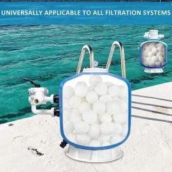 TANABATA Filtre Balls Balles De Filtration, Filtre Pour Piscine De 700g/1400g Peut Remplacer 25kg/50kg Sable Filtrant, Convient à Divers Systèmes De Filtration Boules De Filtre De Piscine 7 TANABATA Filtre Balls Balles De Filtration, Filtre Pour Piscine De 700g/1400g Peut Remplacer 25kg/50kg Sable Filtrant, Convient à Divers Systèmes De Filtration Boules De Filtre De Piscine -Accessoire Piscine 57756479 3
