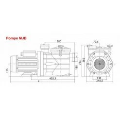 9 M3/h Pompe Piscine Auto-amorçante MJB - Interplast -Accessoire Piscine 57765439 3