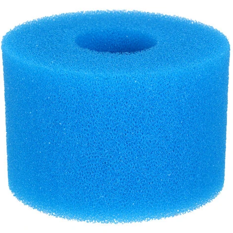 HAPPYSHOPPING Eponge De Nettoyage Pour Filtre De Piscine Tube Cylindrique Lavable Et Réutilisable De Remplacement Pour Le Filtre Index Type S1 Bleu 7.5*10*10cm Un Paquet 3 HAPPYSHOPPING Eponge De Nettoyage Pour Filtre De Piscine Tube Cylindrique Lavable Et Réutilisable De Remplacement Pour Le Filtre Index Type S1 Bleu 7.5*10*10cm Un Paquet – Image 3