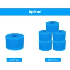 HAPPYSHOPPING Eponge De Nettoyage Pour Filtre De Piscine Tube Cylindrique Lavable Et Réutilisable De Remplacement Pour Le Filtre Index Type S1 Bleu 7.5*10*10cm Un Paquet 9 HAPPYSHOPPING Eponge De Nettoyage Pour Filtre De Piscine Tube Cylindrique Lavable Et Réutilisable De Remplacement Pour Le Filtre Index Type S1 Bleu 7.5*10*10cm Un Paquet -Accessoire Piscine 57773968 5