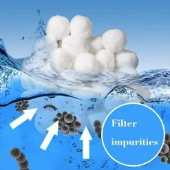 READCLY Boules De Filtre,Balles Filtrantes 700g Peut Remplacer 25 Kg Sable Filtrant Sable De Quartz,Média Filtre à Fibres Utilisées Dans Les Piscines, Filtres à Sable, Filtration D'eau. -Accessoire Piscine 57816307 4