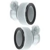 MACARON Lot De 2 Adaptateurs Type B Adaptateur De Conversion De Tuyau De 1,25 "à 1,5" Pour Pompe De Filtration INTEX LO-Ron