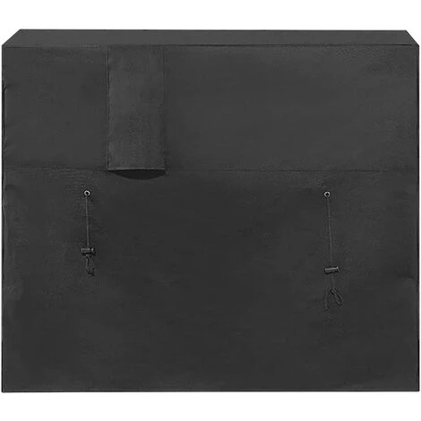MACARON Couverture De Chauffe-Piscine Tissu Oxford 210D Couverture De Pompe à Chaleur De Piscine Housse De Mobilier D'extérieur Pour Climatiseur, Chauffe-Piscine, Mobilier D'extérieur(noir 101×86×78cm)LO-Ron 2 MACARON Couverture De Chauffe-Piscine Tissu Oxford 210D Couverture De Pompe à Chaleur De Piscine Housse De Mobilier D'extérieur Pour Climatiseur, Chauffe-Piscine, Mobilier D'extérieur(noir 101×86×78cm)LO-Ron – Image 2