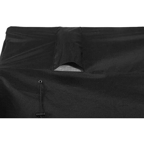 MACARON Couverture De Chauffe-Piscine Tissu Oxford 210D Couverture De Pompe à Chaleur De Piscine Housse De Mobilier D'extérieur Pour Climatiseur, Chauffe-Piscine, Mobilier D'extérieur(noir 101×86×78cm)LO-Ron 3 MACARON Couverture De Chauffe-Piscine Tissu Oxford 210D Couverture De Pompe à Chaleur De Piscine Housse De Mobilier D'extérieur Pour Climatiseur, Chauffe-Piscine, Mobilier D'extérieur(noir 101×86×78cm)LO-Ron – Image 3