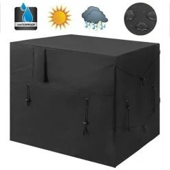 MACARON Couverture De Chauffe-Piscine Tissu Oxford 210D Couverture De Pompe à Chaleur De Piscine Housse De Mobilier D'extérieur Pour Climatiseur, Chauffe-Piscine, Mobilier D'extérieur(noir 101×86×78cm)LO-Ron 8 MACARON Couverture De Chauffe-Piscine Tissu Oxford 210D Couverture De Pompe à Chaleur De Piscine Housse De Mobilier D'extérieur Pour Climatiseur, Chauffe-Piscine, Mobilier D'extérieur(noir 101×86×78cm)LO-Ron -Accessoire Piscine 58064903 4