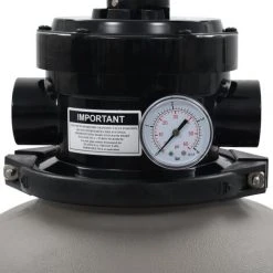 INLIFE Filtre à Sable Pour Piscine Avec Vanne 4 Positions Gris 350 Mm -Accessoire Piscine 58276267 3