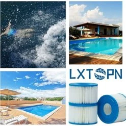 REGALI For Intex S1 Lot De 4 Cartouches De Rechange Pour Filtre à Pour Jardin Extérieur Type S1 PureSpa Easy Set Pool Filter Cartridges -Accessoire Piscine 58282036 5