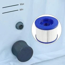 REGALI Lot De 2 Cartouches Filtrantes De Rechange Pour Spa Hot Tub/Spa - Avec Filetage à Vis - Pour Spa-N1407535/filtre For Mspa,Pour Spa Pool Filtre Kit D'entretien -Accessoire Piscine 58282038 5
