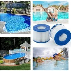 REGALI Cartouche Defiltre Piscine Type VI,Taille 6-58323 Pour Bestway 58239, Pour Filtre Spa Bestway Lay-z-Spa Miami, Vegas, Monaco BW58323, Pour Nettoyage Filtre Spa -Accessoire Piscine 58282042 5