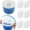 OUSUDELA 30pcs Chaussette Skimmer, Filtre Jetable Pour Skimmer Piscine & Spa Net Skim Nettoyage De Piscine Enlever Les Poils De Chien, Les Petites Particules
