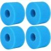 DONTODENT 4 Pièces Éponge Filtrante, Cartouche De Filtre En Mousse, Mousse Pour Filtre Piscine, Réutilisables Et Lavables, Filtre En Mousse - 93*30*102MM, Bleu