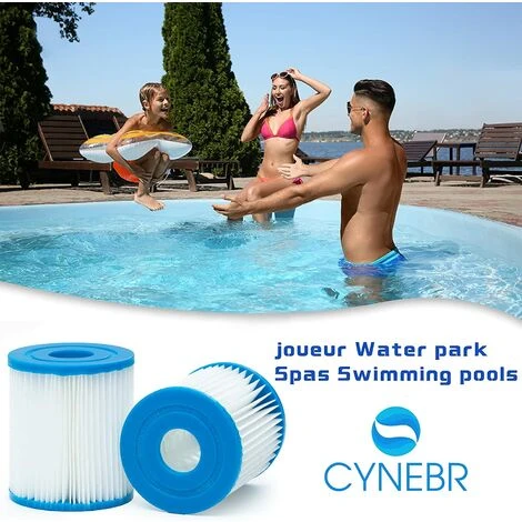HIASDFLS 4Pcs Cartouche Filtre Piscine Type I Pour Bestway Pompe De Piscine, Filtre Cartouche Type I, 58093 Filtres Pour Filtre Gonflable De Piscine-Installation Facile-Pour Le Nettoyage Des Tuyaux 2 HIASDFLS 4Pcs Cartouche Filtre Piscine Type I Pour Bestway Pompe De Piscine, Filtre Cartouche Type I, 58093 Filtres Pour Filtre Gonflable De Piscine-Installation Facile-Pour Le Nettoyage Des Tuyaux – Image 2