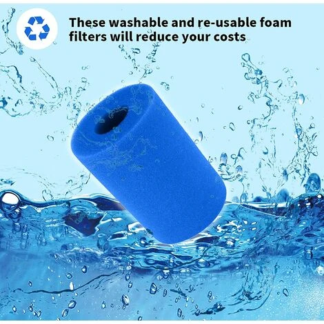 HIASDFLS 1Pcs Filtre Éponge, Éponge De Cartouche Filtrante, Éponge De Filtre De Piscine, Cartouche De Remplacement Lavable Réutilisable, Filtre D'Éponge De Filtre De Bain À Remous-20 * 10 * 4Cm 4 HIASDFLS 1Pcs Filtre Éponge, Éponge De Cartouche Filtrante, Éponge De Filtre De Piscine, Cartouche De Remplacement Lavable Réutilisable, Filtre D'Éponge De Filtre De Bain À Remous-20 * 10 * 4Cm – Image 4