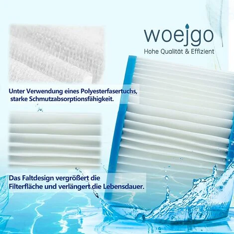 GDRHVFD 8Pcs Cartouches Filtrantes Pour Piscine De Type Vi Pour Bestway Taille 6-58323 3 GDRHVFD 8Pcs Cartouches Filtrantes Pour Piscine De Type Vi Pour Bestway Taille 6-58323 – Image 3