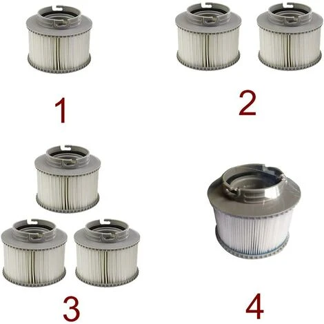 GDRHVFD 2Pcs Spa Filter Cartouches Pour Mspa, Cartouches Filtrantes De Remplacement De Filtres De Piscine Pour Baignoire,Spa,Piscine, Vous Donnant De L'Eau Propre Et Fraîche 2 GDRHVFD 2Pcs Spa Filter Cartouches Pour Mspa, Cartouches Filtrantes De Remplacement De Filtres De Piscine Pour Baignoire,Spa,Piscine, Vous Donnant De L'Eau Propre Et Fraîche – Image 2