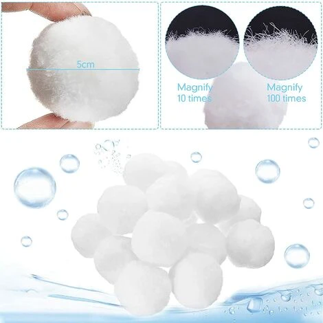 FVBJD 1300g Balles Filtrantes,Boules De Filtre De Piscine,Réutilisables,Média Filtre à Fibres Peut Remplacer 45 Kg Sable Quartz Piscine Filtres à Sable Filtrage De L'eau,Utilisées Dans Les Piscines 2 FVBJD 1300g Balles Filtrantes,Boules De Filtre De Piscine,Réutilisables,Média Filtre à Fibres Peut Remplacer 45 Kg Sable Quartz Piscine Filtres à Sable Filtrage De L'eau,Utilisées Dans Les Piscines – Image 2