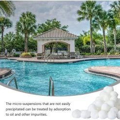 FVBJD Boules De Filtre De Piscine 700g,Balle Filtrante Piscine,Alternative Pour 25 Kg De Sable,Filtre Pour Système De Filtre à Sable,Boules De Filtre Réutilisables De Piscine,Filtrage De L'eau -Accessoire Piscine 58754783 3