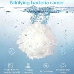 FVBJD Balles Filtrantes,800g Boules De Filtre De Piscine,Pool Filter Balls,Balles De Filtration,Nettoyeur De Piscine,Média Filtre à Fibres Pour Piscine,Convient à Divers Systèmes De Filtration -Accessoire Piscine 58754794 4