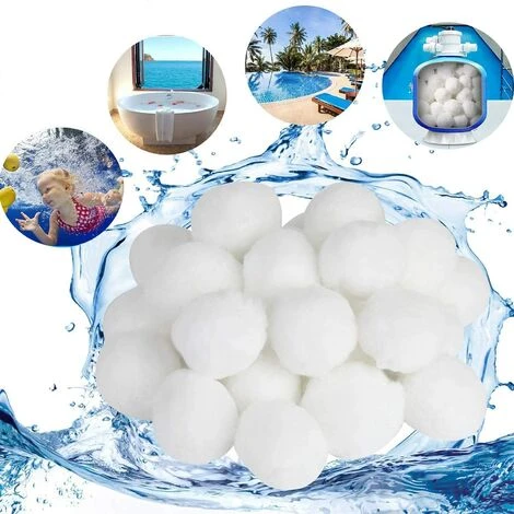 FVBJD 1400g Filtre Balls Balles De Filtration,Filtre Pour Piscine De Peut Remplacer 25 Kg Sable Filtrant Sable De Quartz,Convient à Divers Systèmes De Filtration Boules De Filtre De Piscine 1 FVBJD 1400g Filtre Balls Balles De Filtration,Filtre Pour Piscine De Peut Remplacer 25 Kg Sable Filtrant Sable De Quartz,Convient à Divers Systèmes De Filtration Boules De Filtre De Piscine