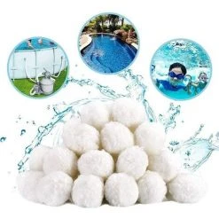 FVBJD Balles Filtrantes, Boules De Filtre Piscine à Sable 700 G Remplace 25 Kg 8 FVBJD Balles Filtrantes, Boules De Filtre Piscine à Sable 700 G Remplace 25 Kg -Accessoire Piscine 58754802 4