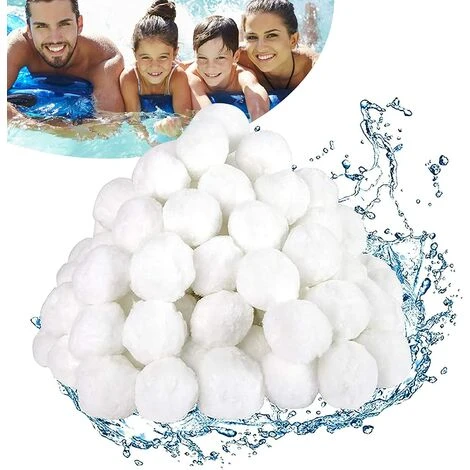 FVBJD Balles Filtrantes,Filtres De Piscine,Balles Filtrantes Piscine,Filtre Balls Balles De Filtration,Balles Filtrantes Réutilisables,Boule Filtrante,Outils De Nettoyage De Piscine Réutilisables(700g) 1 FVBJD Balles Filtrantes,Filtres De Piscine,Balles Filtrantes Piscine,Filtre Balls Balles De Filtration,Balles Filtrantes Réutilisables,Boule Filtrante,Outils De Nettoyage De Piscine Réutilisables(700g)