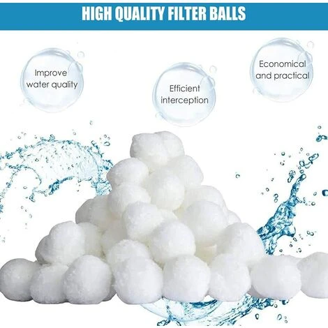 FVBJD Balles Filtrantes,Filtres De Piscine,Balles Filtrantes Piscine,Filtre Balls Balles De Filtration,Balles Filtrantes Réutilisables,Boule Filtrante,Outils De Nettoyage De Piscine Réutilisables(700g) 4 FVBJD Balles Filtrantes,Filtres De Piscine,Balles Filtrantes Piscine,Filtre Balls Balles De Filtration,Balles Filtrantes Réutilisables,Boule Filtrante,Outils De Nettoyage De Piscine Réutilisables(700g) – Image 4
