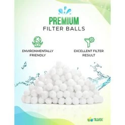 FVBJD ® Balles Filtrantes Pour Piscine 700 G | Filtre Pour Système De Filtre à Sable | Remplace 25 Kg De Sable Filtrant | Boules Filtrantes Extra Durables Pour Une Eau Claire -Accessoire Piscine 58754811 3