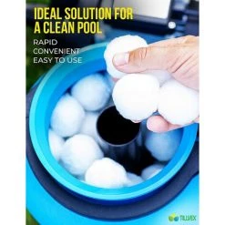FVBJD ® Balles Filtrantes Pour Piscine 700 G | Filtre Pour Système De Filtre à Sable | Remplace 25 Kg De Sable Filtrant | Boules Filtrantes Extra Durables Pour Une Eau Claire -Accessoire Piscine 58754811 4