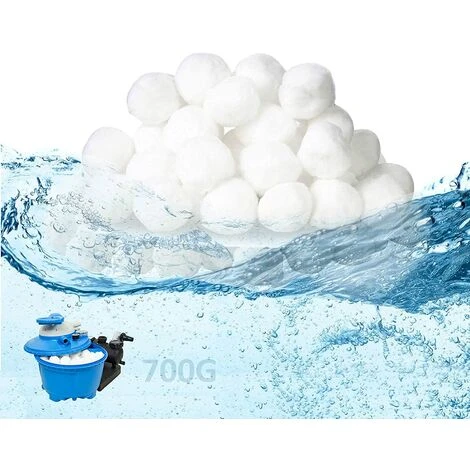FVBJD Filtre Balls Balles De Filtration, Filtre Pour Piscine De 1400g Peut Remplacer 50kg Sable Filtrant, Convient à Divers Systèmes De Filtration Boules De Filtre De Piscine 1 FVBJD Filtre Balls Balles De Filtration, Filtre Pour Piscine De 1400g Peut Remplacer 50kg Sable Filtrant, Convient à Divers Systèmes De Filtration Boules De Filtre De Piscine