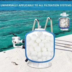 FVBJD Filtre Balls Balles De Filtration, Filtre Pour Piscine De 1400g Peut Remplacer 50kg Sable Filtrant, Convient à Divers Systèmes De Filtration Boules De Filtre De Piscine 7 FVBJD Filtre Balls Balles De Filtration, Filtre Pour Piscine De 1400g Peut Remplacer 50kg Sable Filtrant, Convient à Divers Systèmes De Filtration Boules De Filtre De Piscine -Accessoire Piscine 58754831 3