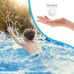 FVBJD 1600g Boules De Filtre De Piscine Balles Filtrantes Balles De Filtration Filtre Balls Réutilisables Peut Remplacer 57 Kg Sable Filtrant Sable De Quartz,Convient Systèmes De Filtration -Accessoire Piscine 58754835 5