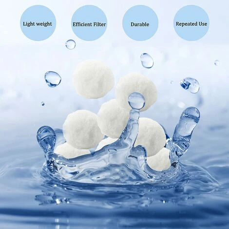 FVBJD Balles Filtrantes, Balle Filtrante Piscine, Boules De Filtre De Piscine (1300) 5 FVBJD Balles Filtrantes, Balle Filtrante Piscine, Boules De Filtre De Piscine (1300) – Image 5