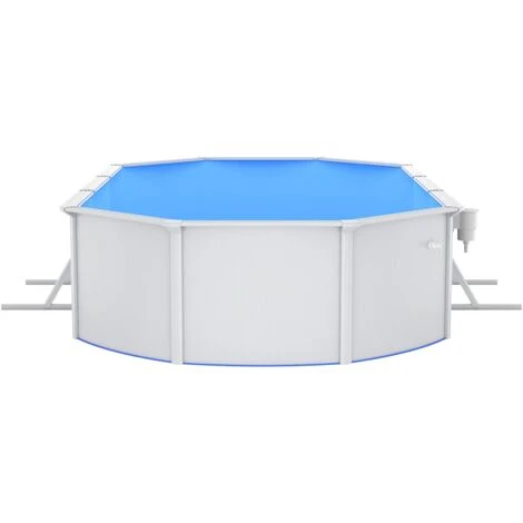 VidaXL Piscine Avec Pompe Filtrante à Sable Et échelle 610x360x120 Cm 5 VidaXL Piscine Avec Pompe Filtrante à Sable Et échelle 610x360x120 Cm – Image 5