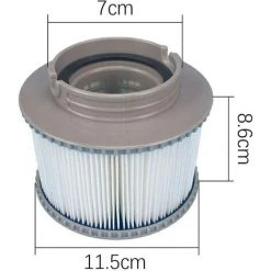 AOUGO Lot De 6 Filtres De Rechange Pour MSPA FD2089 Pour Pompes à Cartouche Pour Tous Les Spas Actuels Chez MSPA -Accessoire Piscine 59300722 2