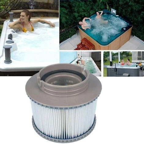 DECKON Lot De 4 Cartouches Filtrantes De Rechange Pour Bubble Spa (Version Améliorée 2020 Pour S'adapter à Tous Les Modèles) 5 DECKON Lot De 4 Cartouches Filtrantes De Rechange Pour Bubble Spa (Version Améliorée 2020 Pour S'adapter à Tous Les Modèles) – Image 5