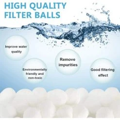 CATHERINE Boules De Filtre De Piscine 700g, Balles Filtrantes Réutilisables (blanc) 7 CATHERINE Boules De Filtre De Piscine 700g, Balles Filtrantes Réutilisables (blanc) -Accessoire Piscine 59485450 3