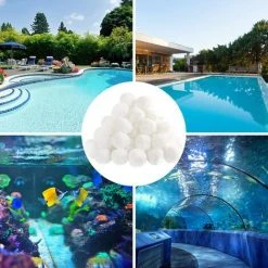 CATHERINE Boules De Filtre De Piscine 700g, Balles Filtrantes Réutilisables (blanc) 9 CATHERINE Boules De Filtre De Piscine 700g, Balles Filtrantes Réutilisables (blanc) -Accessoire Piscine 59485450 5